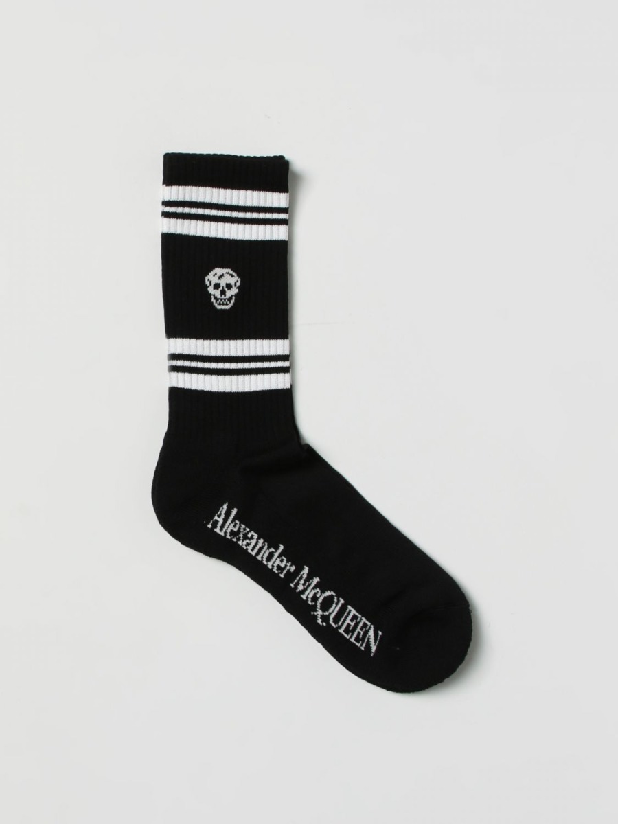 Giglio Socks in Black for Man by Alexander Mcqueen GOOFASH
