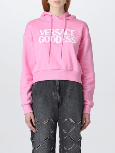 Giglio Sweatshirt Pink Versace Women GOOFASH