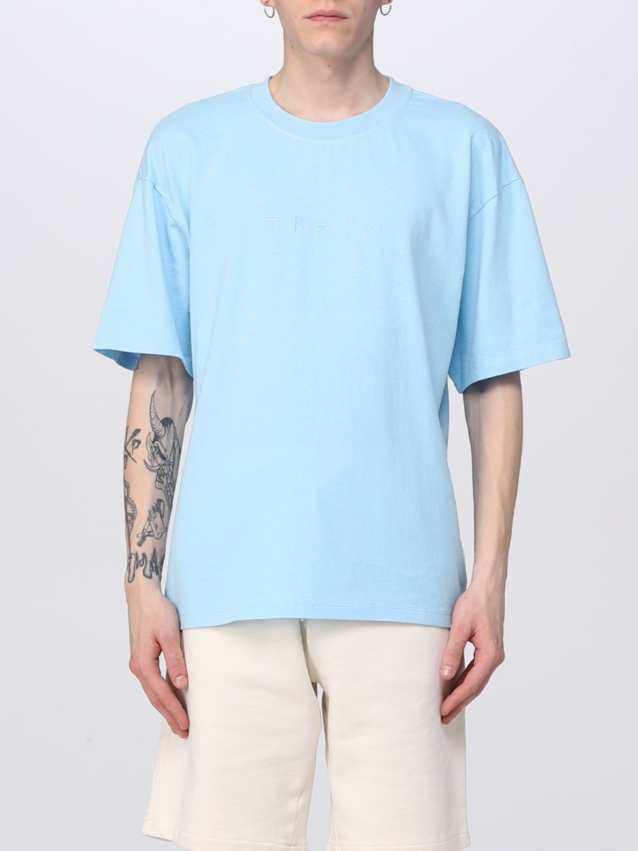 Giglio - T-Shirt in Blue GOOFASH
