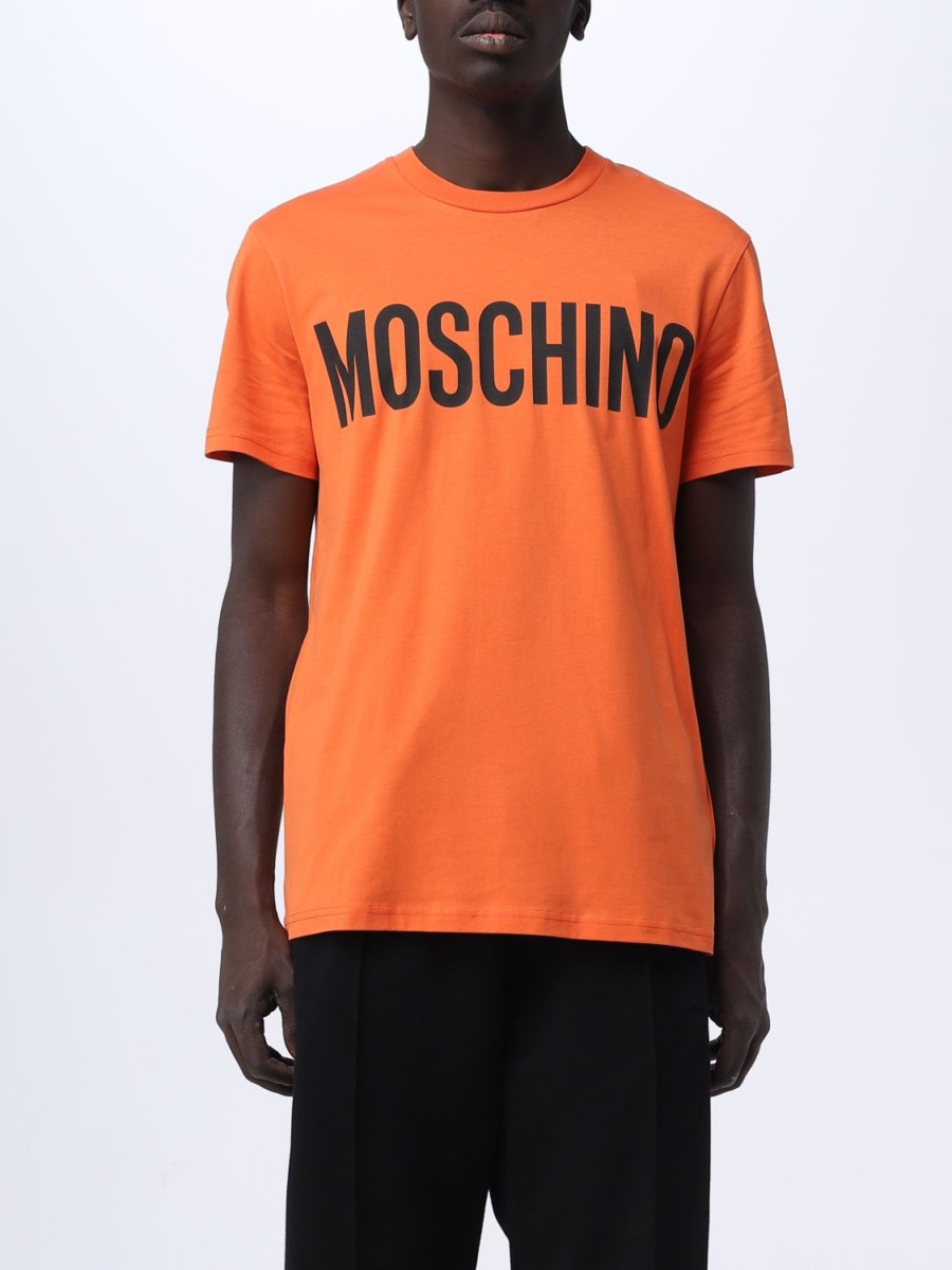 Giglio T-Shirt in Orange for Man from Moschino GOOFASH