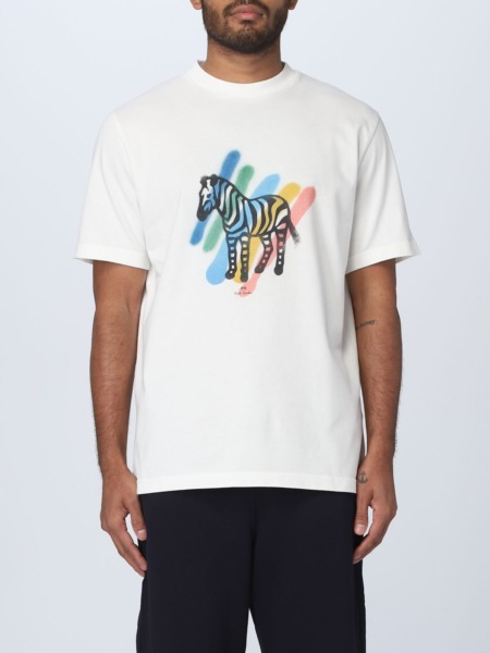 Giglio T-Shirt in White for Men from Paul Smith GOOFASH
