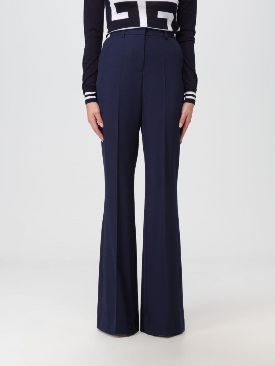 Giglio Trousers in Blue for Women by Balmain GOOFASH