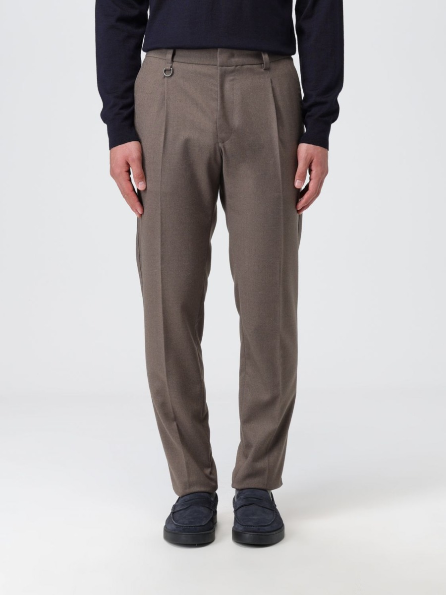 Giglio - Trousers in Grey for Man by Paolo Pecora GOOFASH