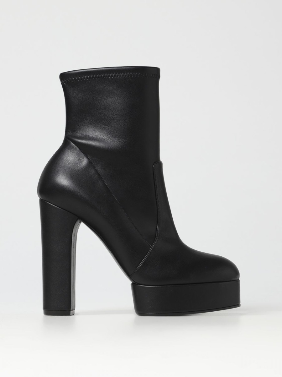 Giglio Woman Black Flat Boots by Casadei GOOFASH
