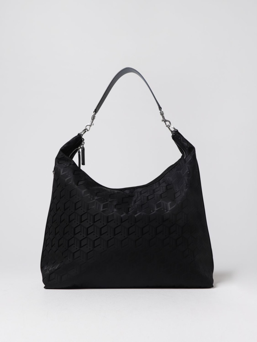 Giglio Woman Black Shoulder Bag by Mcm GOOFASH
