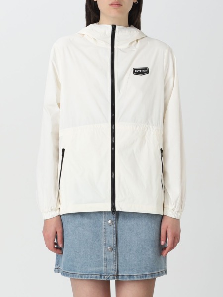 Giglio - Woman Jacket in Ivory by Duvetica GOOFASH