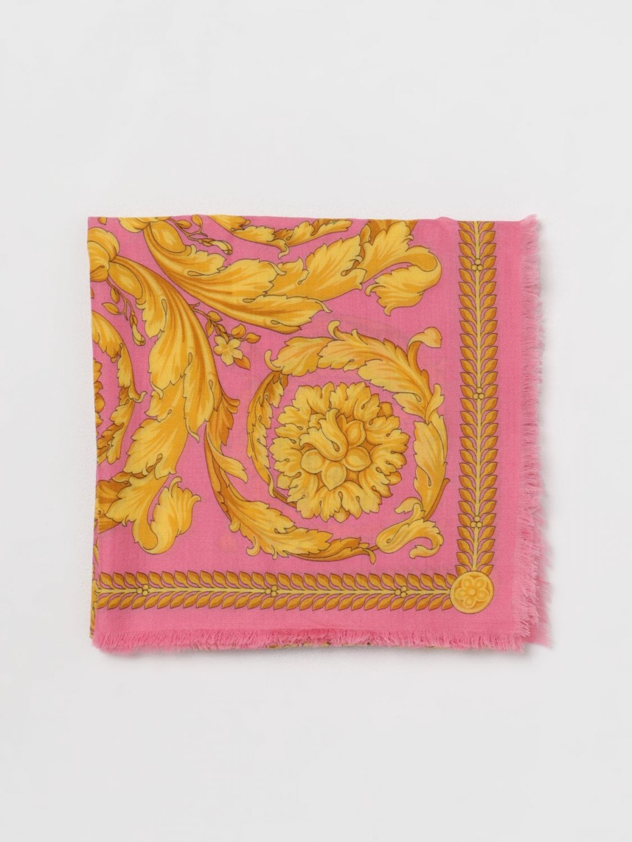 Giglio Woman Pink Scarf from Versace GOOFASH