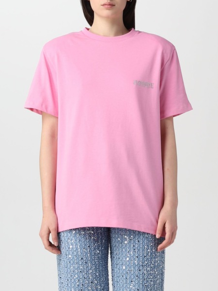 Giglio - Woman T-Shirt Pink by Rotate GOOFASH