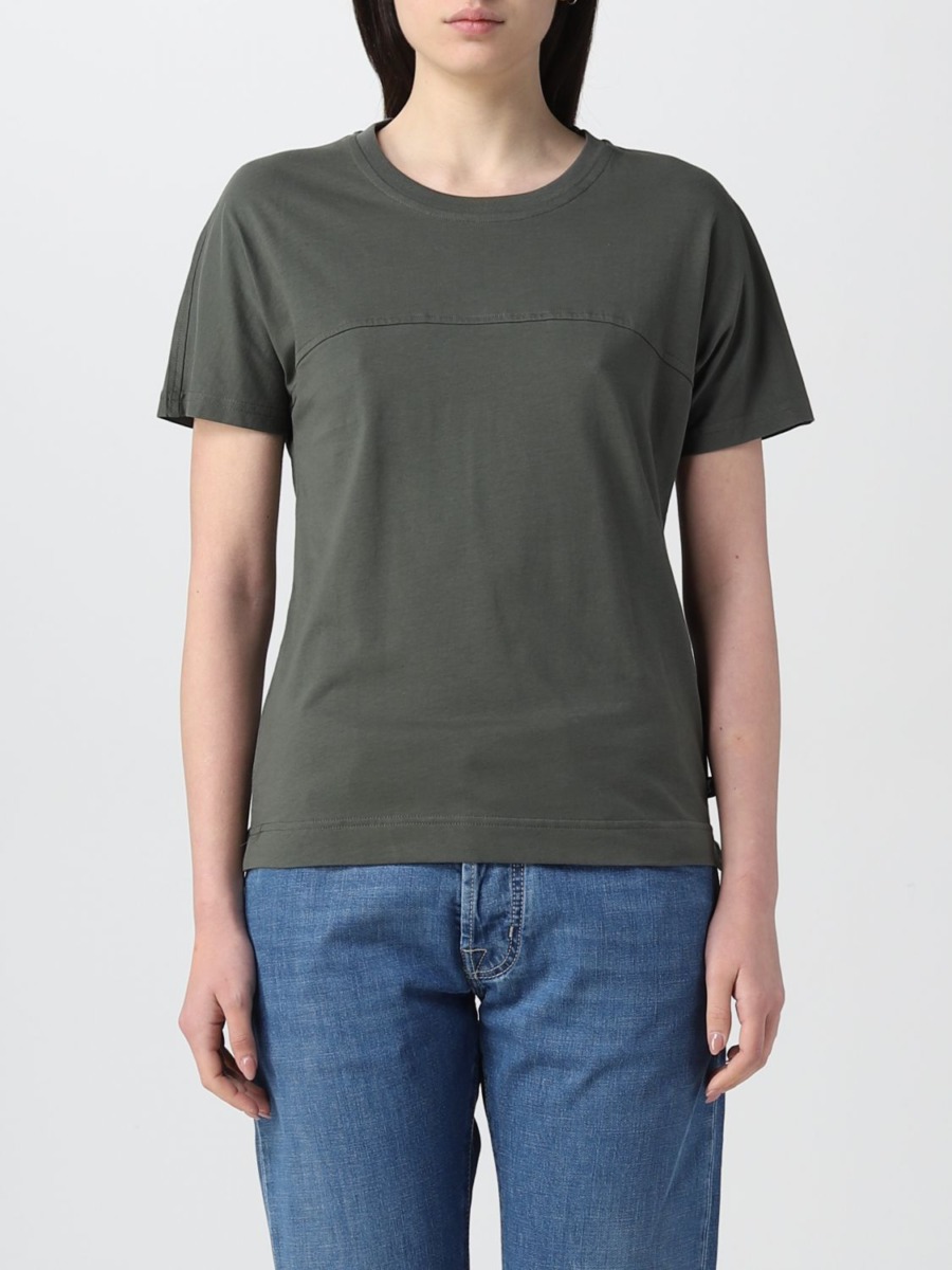 Giglio - Woman T-Shirt in Green K-Way GOOFASH
