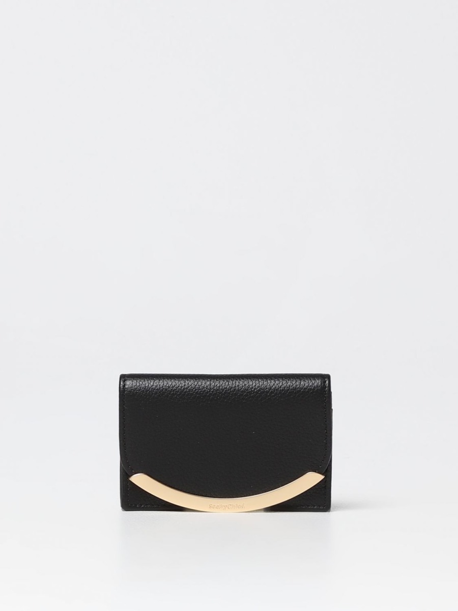 Giglio Woman Wallet in Black from Chloé GOOFASH