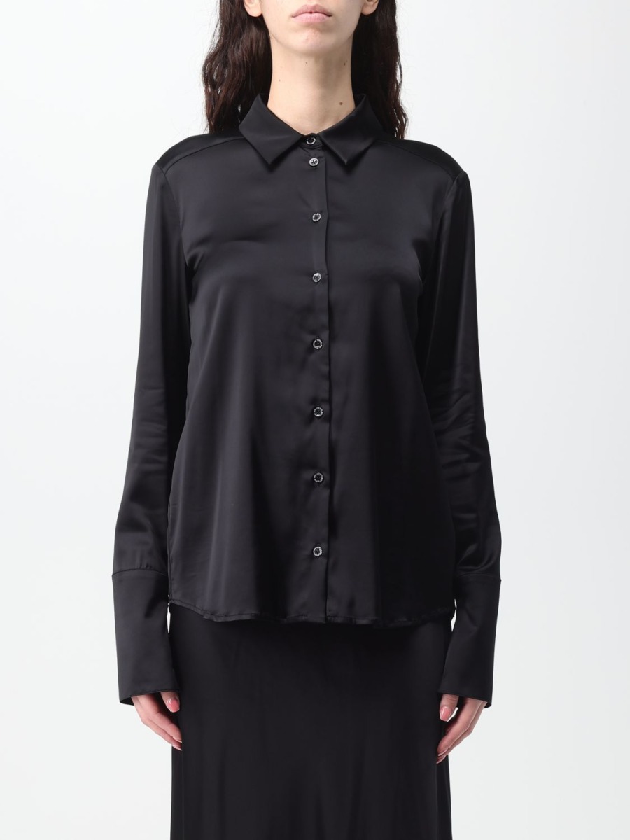 Giglio Women's Black Shirt by Patrizia GOOFASH