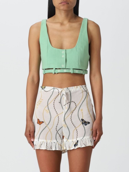 Giglio - Womens Green Top from Ganni GOOFASH