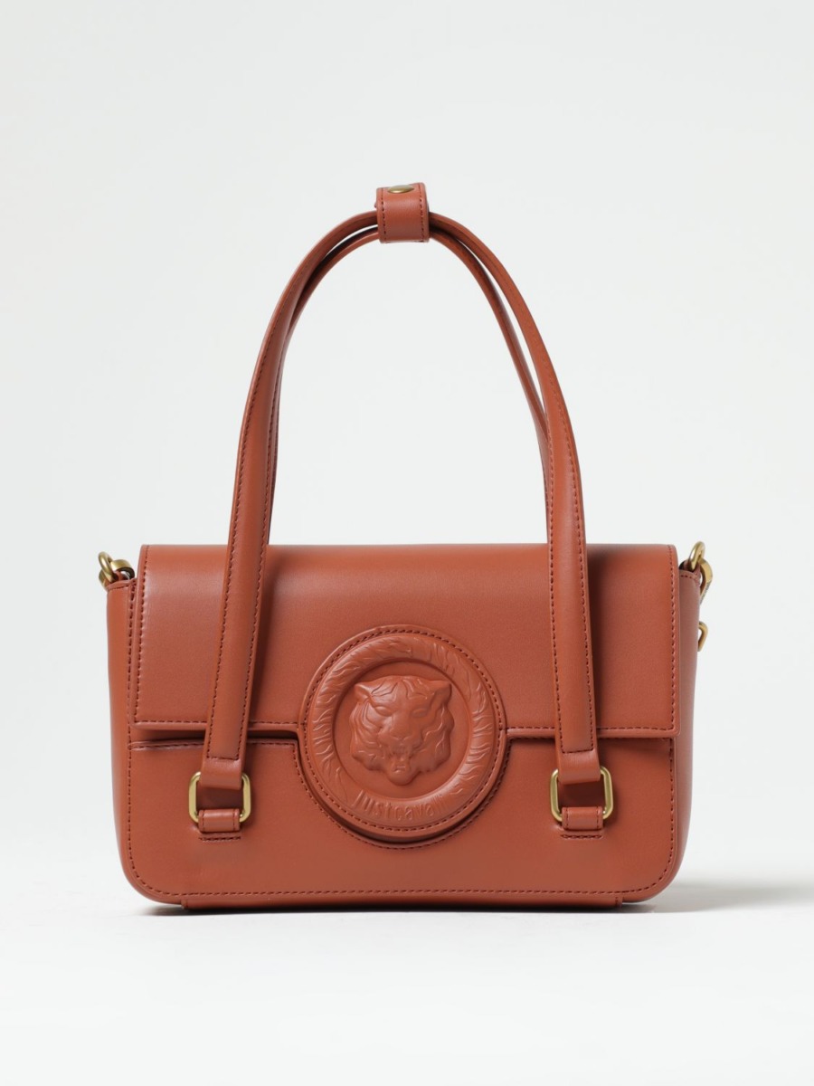 Giglio - Women's Handbag Brown - Just Cavalli GOOFASH