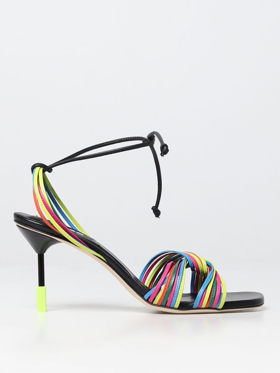 Giglio - Womens Heeled Sandals in Multicolor Msgm GOOFASH