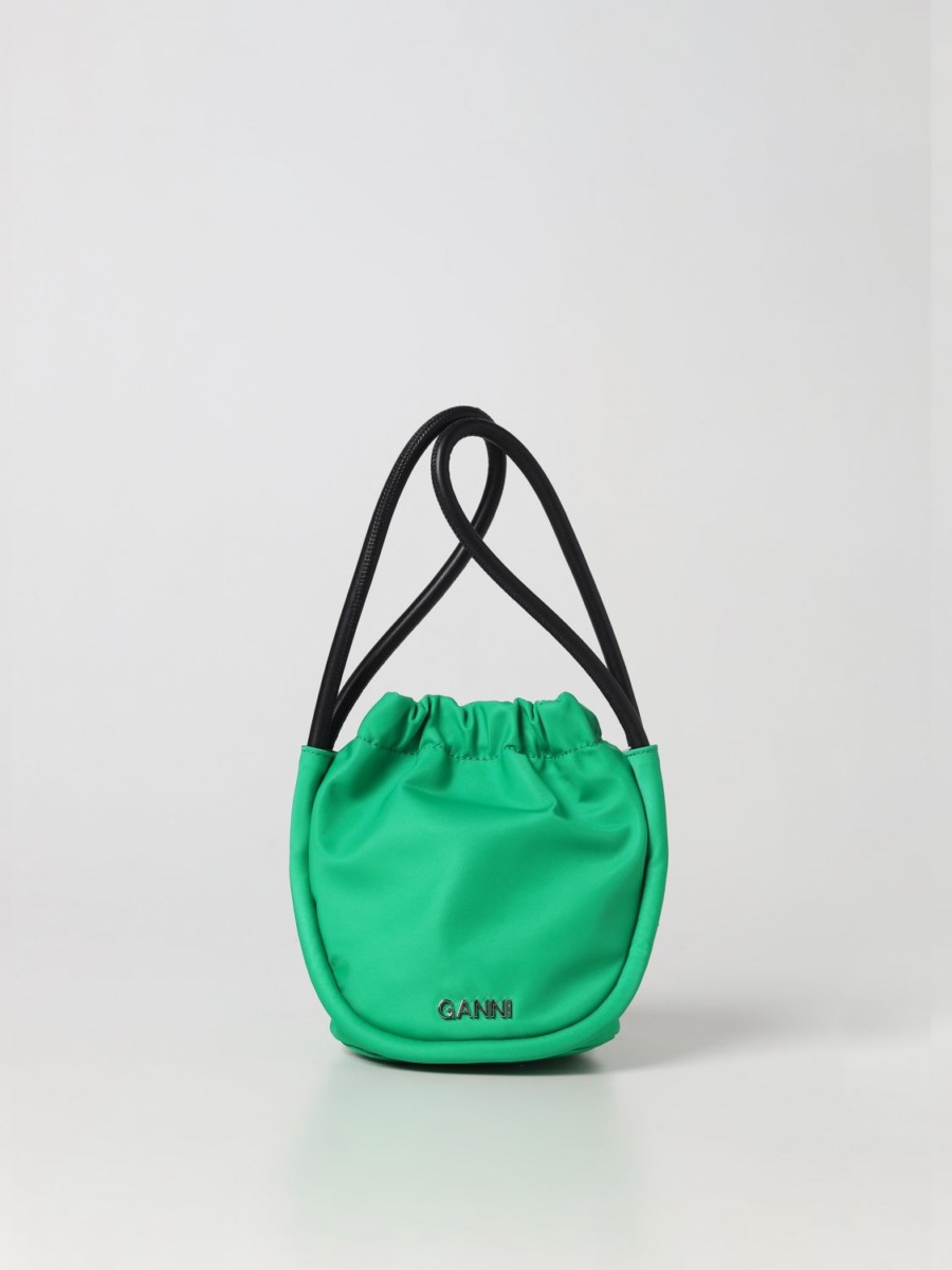 Giglio Women's Mini Bag in Green from Ganni GOOFASH