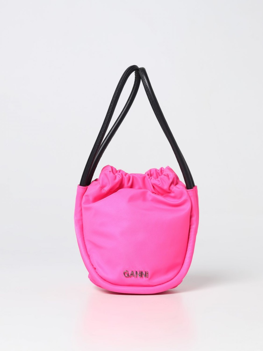 Giglio Women's Mini Bag in Pink by Ganni GOOFASH