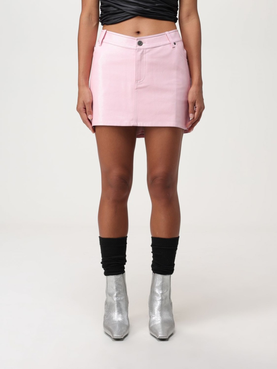 Giglio Womens Pink Skirt GOOFASH