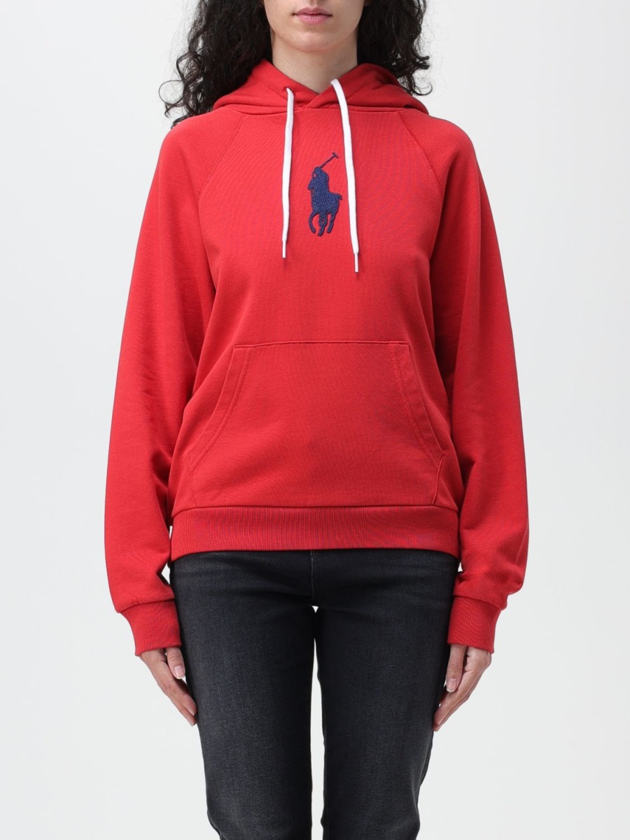 Giglio - Women's Red Sweatshirt by Ralph Lauren GOOFASH