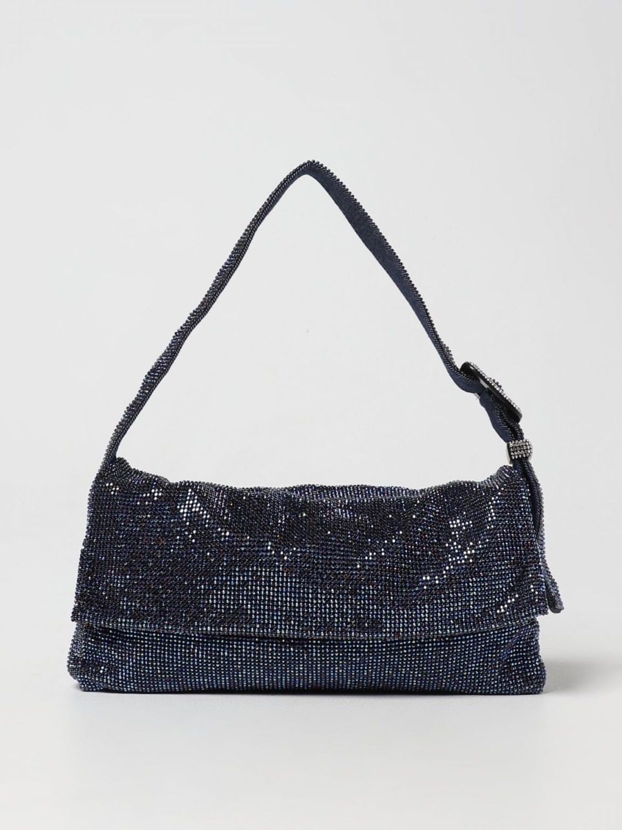 Giglio - Women's Shoulder Bag - Blue - Benedetta Bruzziches GOOFASH