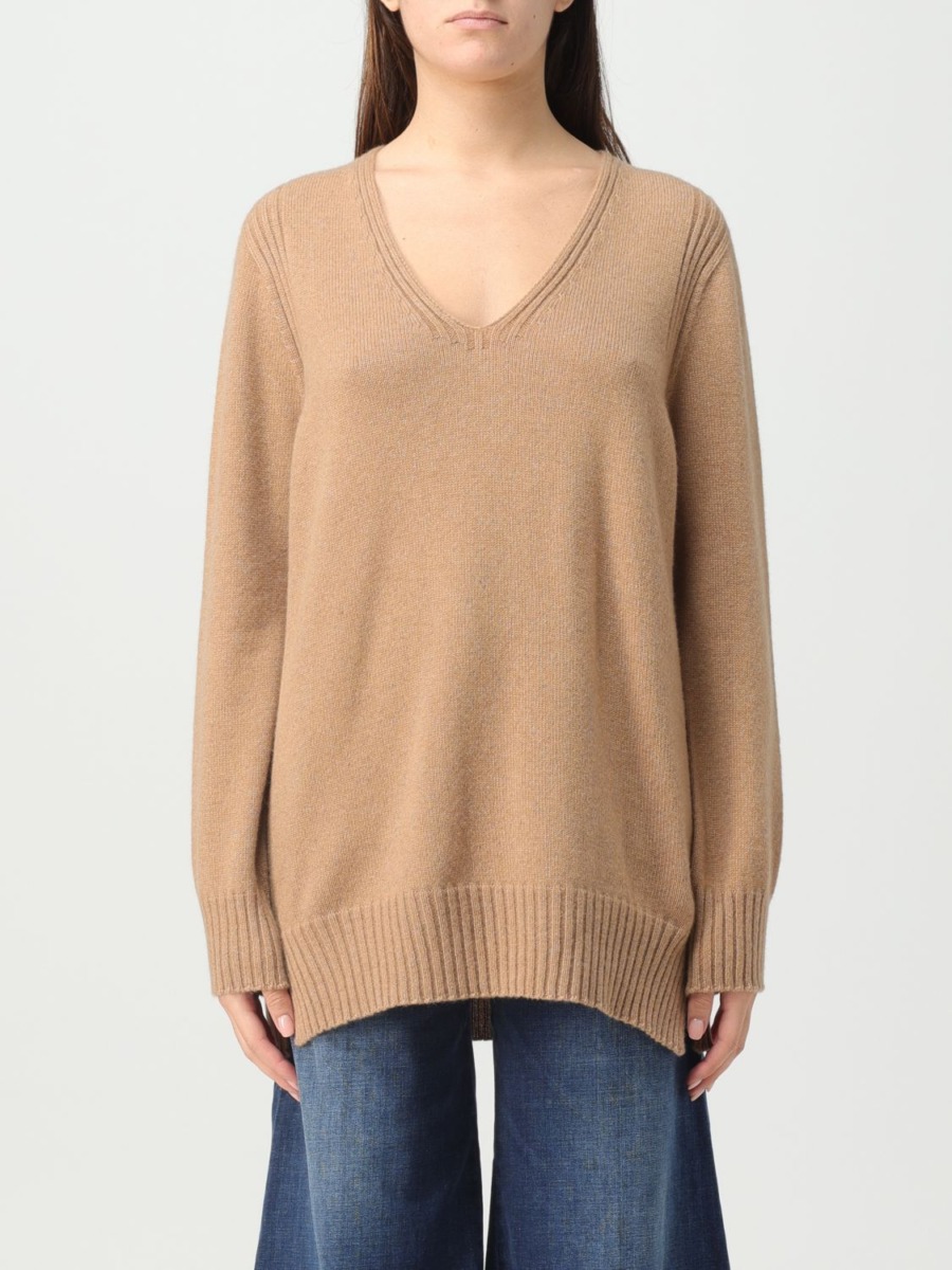 Giglio Womens Top Brown GOOFASH