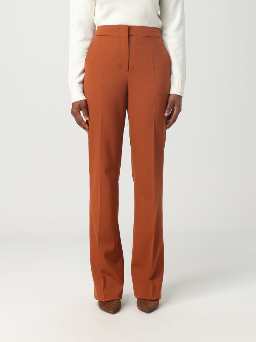 Giglio Women's Trousers Orange GOOFASH