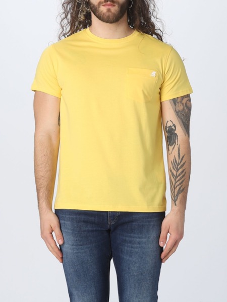 Giglio - Yellow - Man T-Shirt - K-Way GOOFASH