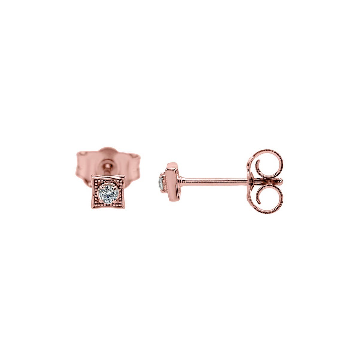 Gold Boutique Earrings in Rose GOOFASH