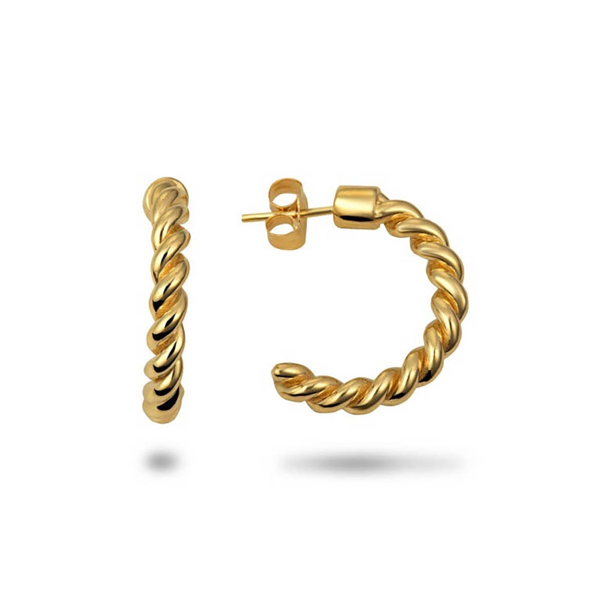 Gold Boutique Man Earrings in Gold GOOFASH