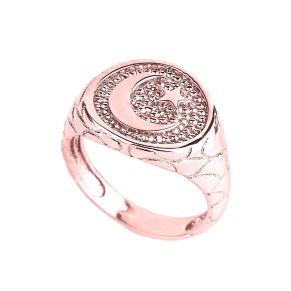 Gold Boutique - Mens Ring in Rose GOOFASH
