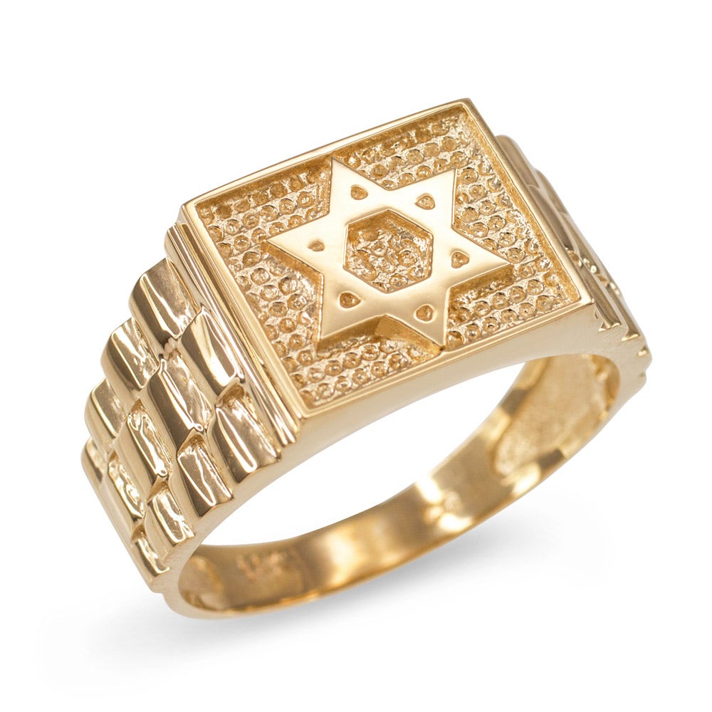 Gold Boutique - Men's Watchband Ring in Gold GOOFASH