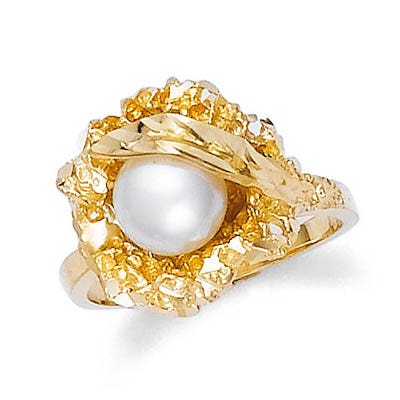 Gold Boutique Ring in Gold GOOFASH