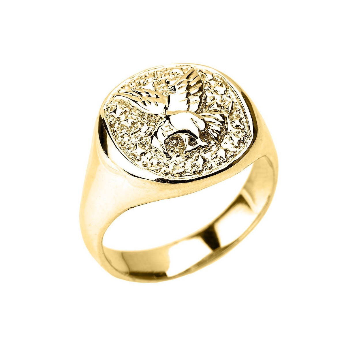Gold Boutique Ring in Gold for Man GOOFASH
