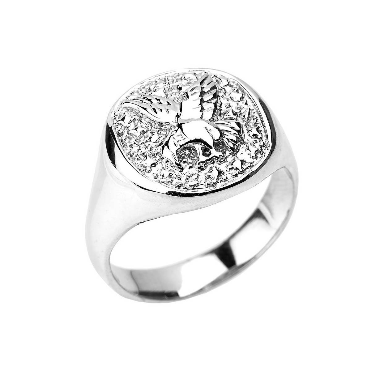 Gold Boutique Ring in Silver for Men GOOFASH