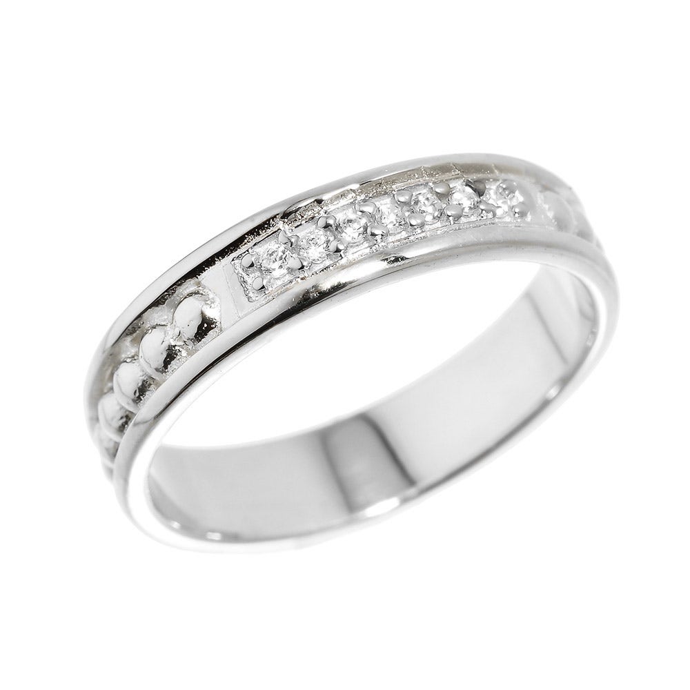 Gold Boutique - Silver Wedding Ring - Men GOOFASH