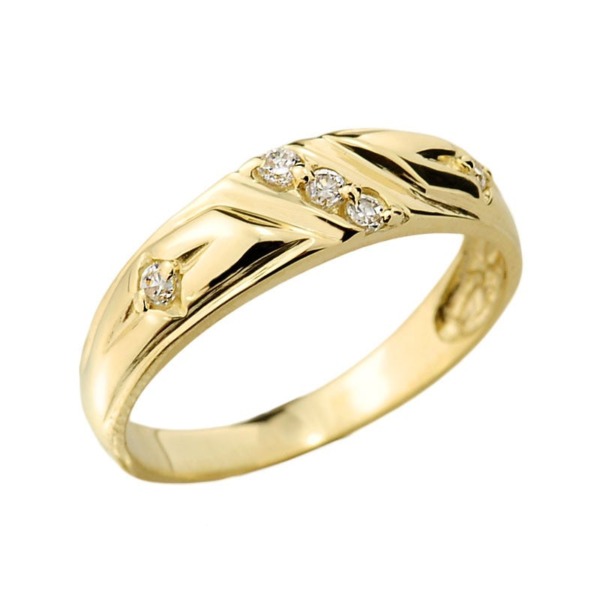 Gold Boutique Wedding Ring in Gold GOOFASH