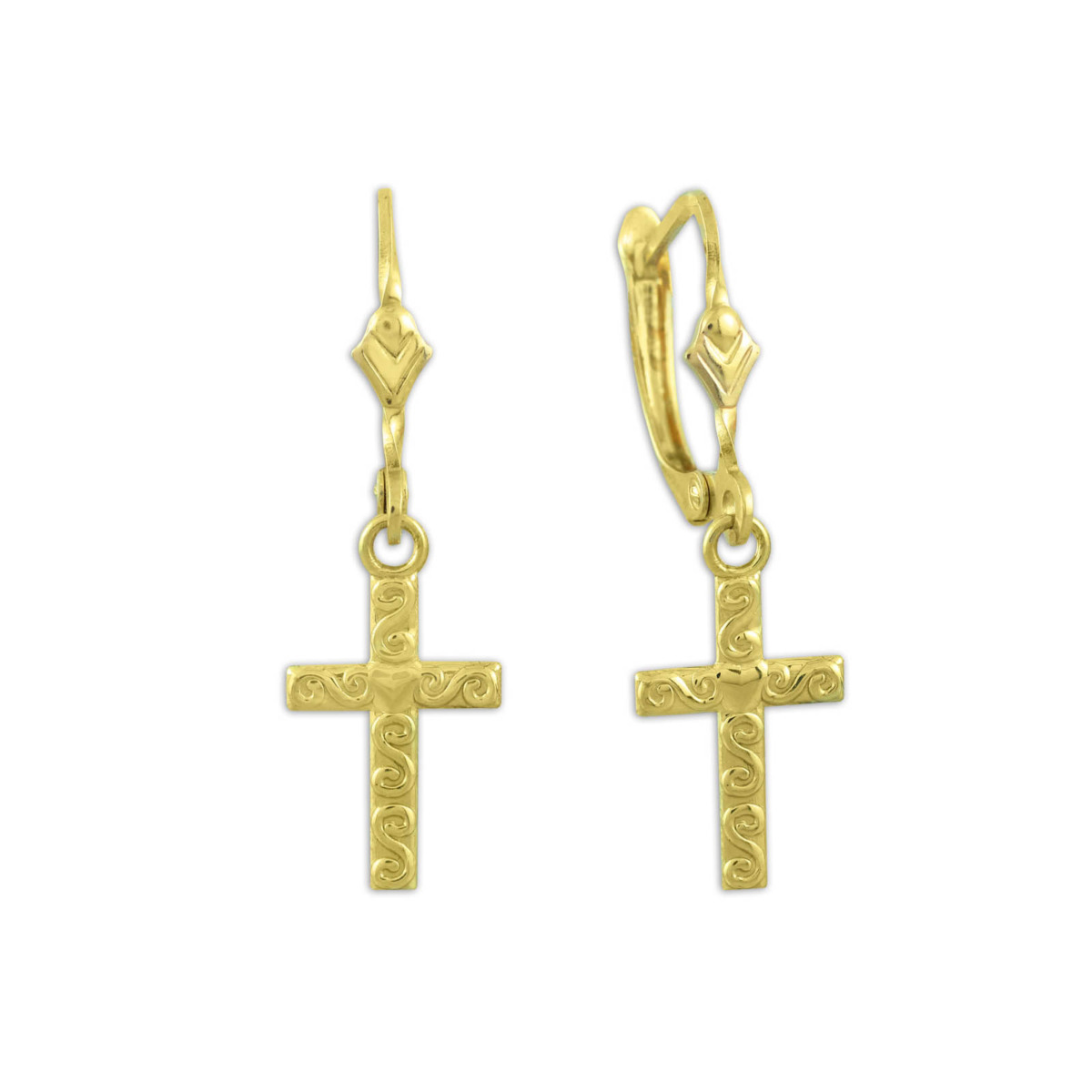 Gold Earrings for Men from Gold Boutique GOOFASH