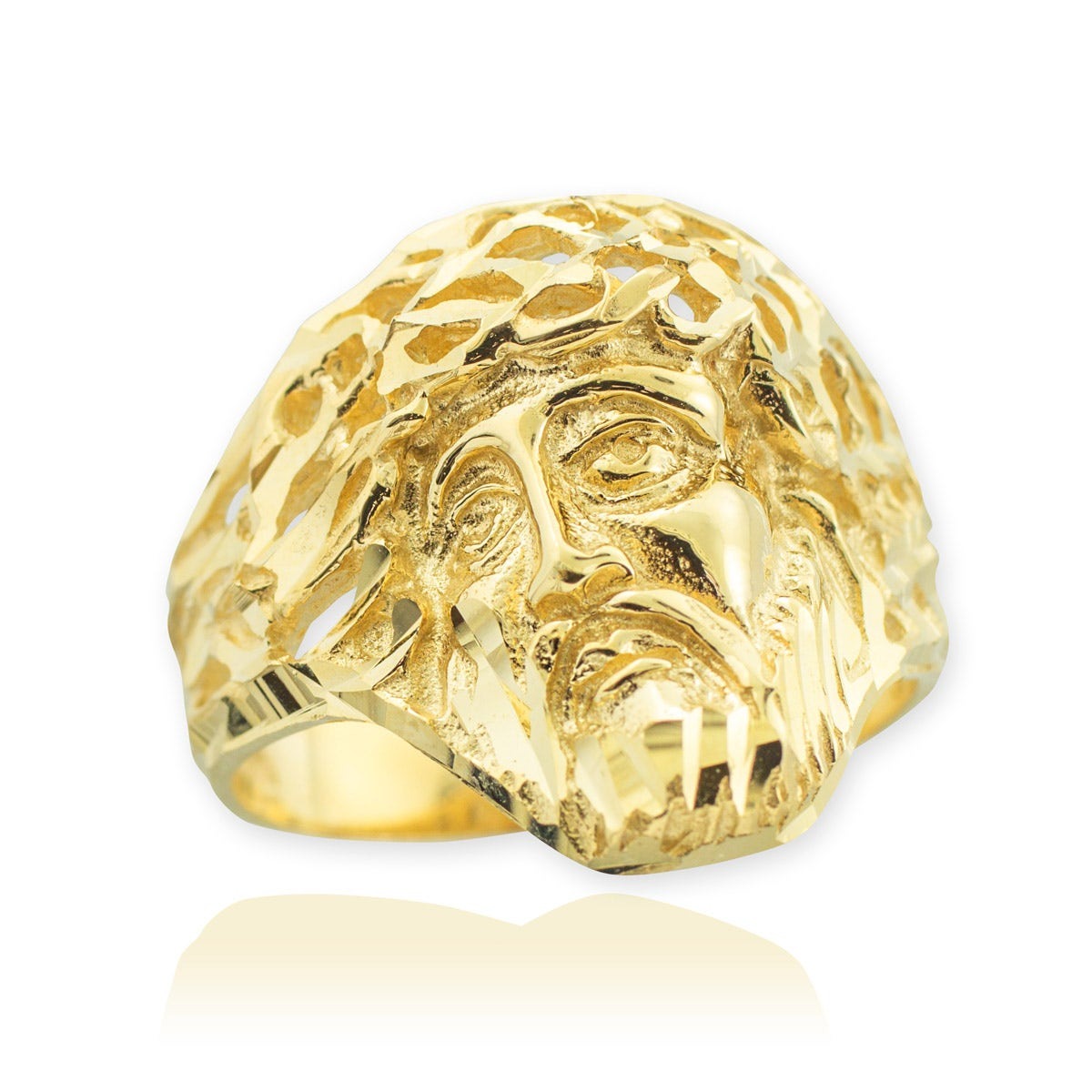 Gold Gents Ring - Gold Boutique GOOFASH