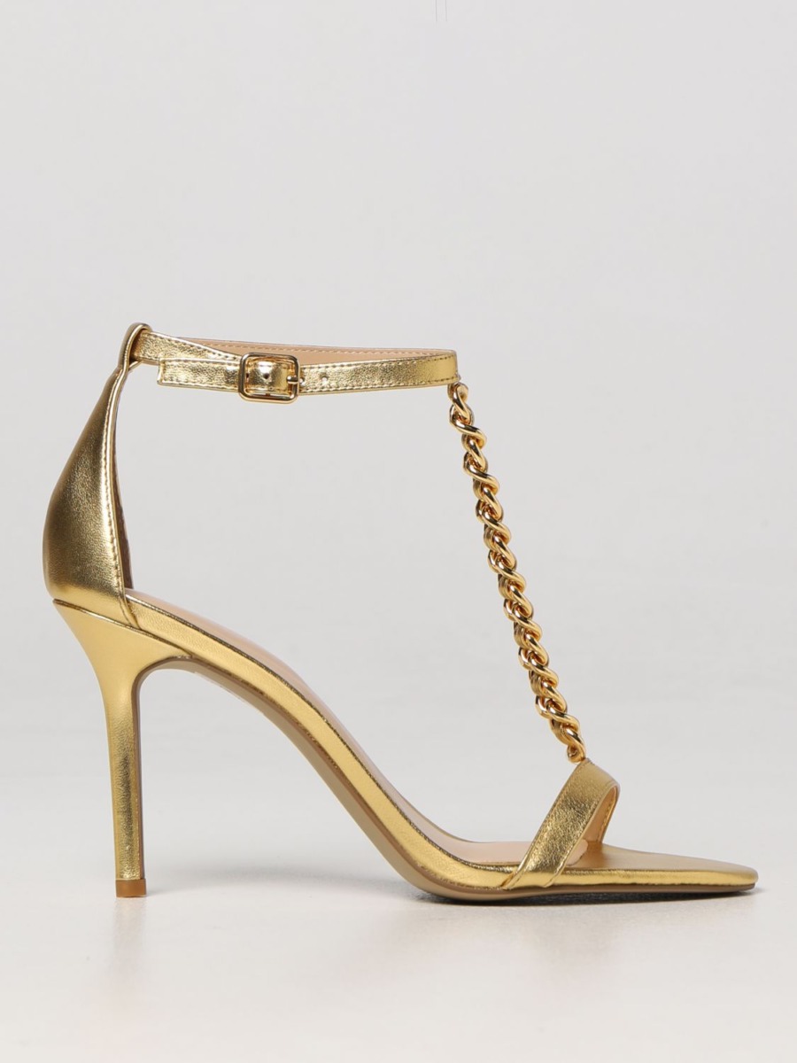 Gold Heeled Sandals Ralph Lauren Giglio Ladies GOOFASH