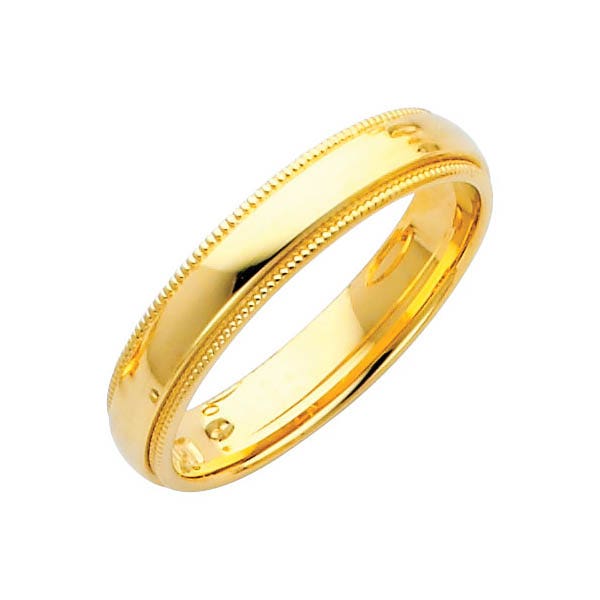 Gold Men's Wedding Ring - Gold Boutique GOOFASH