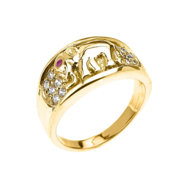 Gold Ring for Women by Gold Boutique GOOFASH