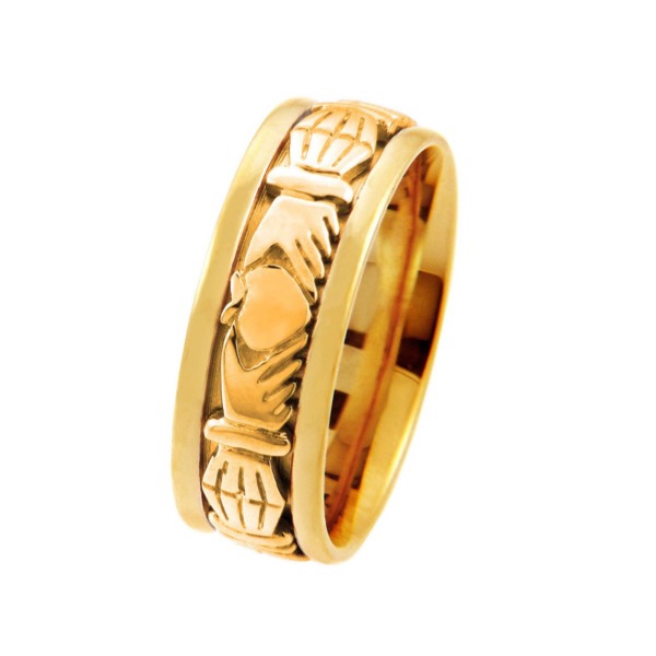 Gold Wedding Ring Man - Gold Boutique GOOFASH