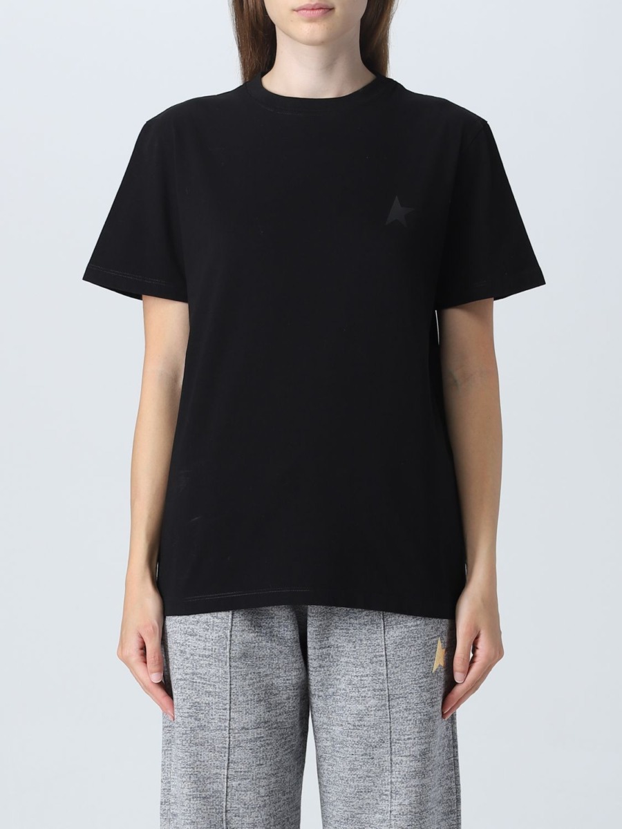 Golden Goose - Woman T-Shirt in Black by Giglio GOOFASH