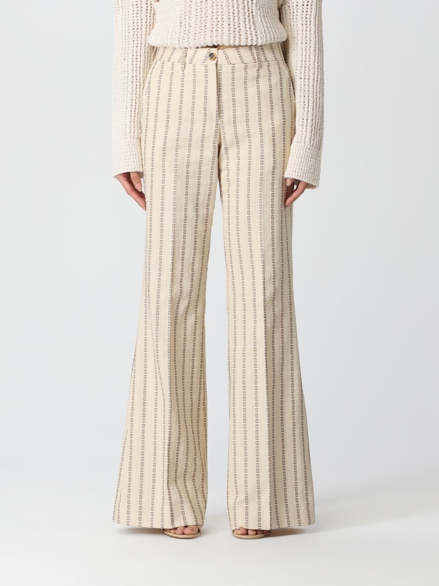 Golden Goose - Women's Cream Trousers by Giglio GOOFASH