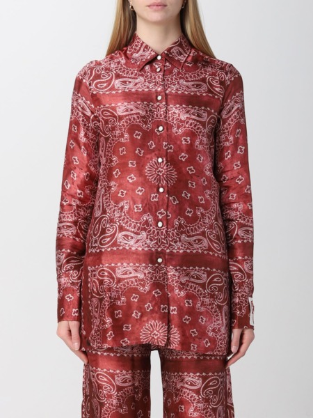 Golden Goose - Womens Red Shirt from Giglio GOOFASH