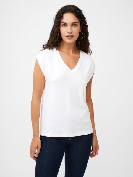 Great Plains - Top in White for Woman GOOFASH