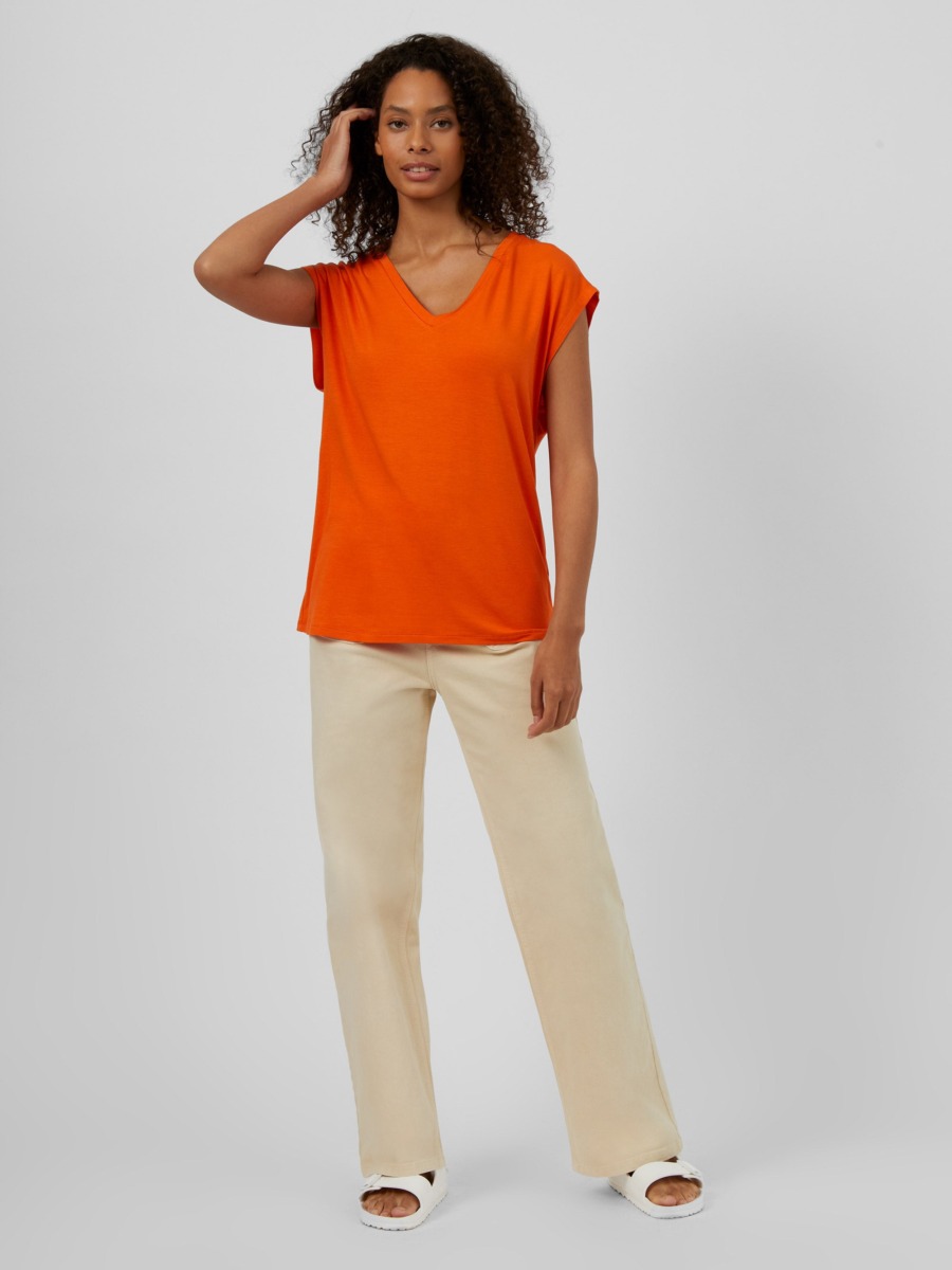 Great Plains Womens Top Red GOOFASH