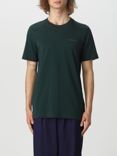 Green - T-Shirt - Marni - Men - Giglio GOOFASH