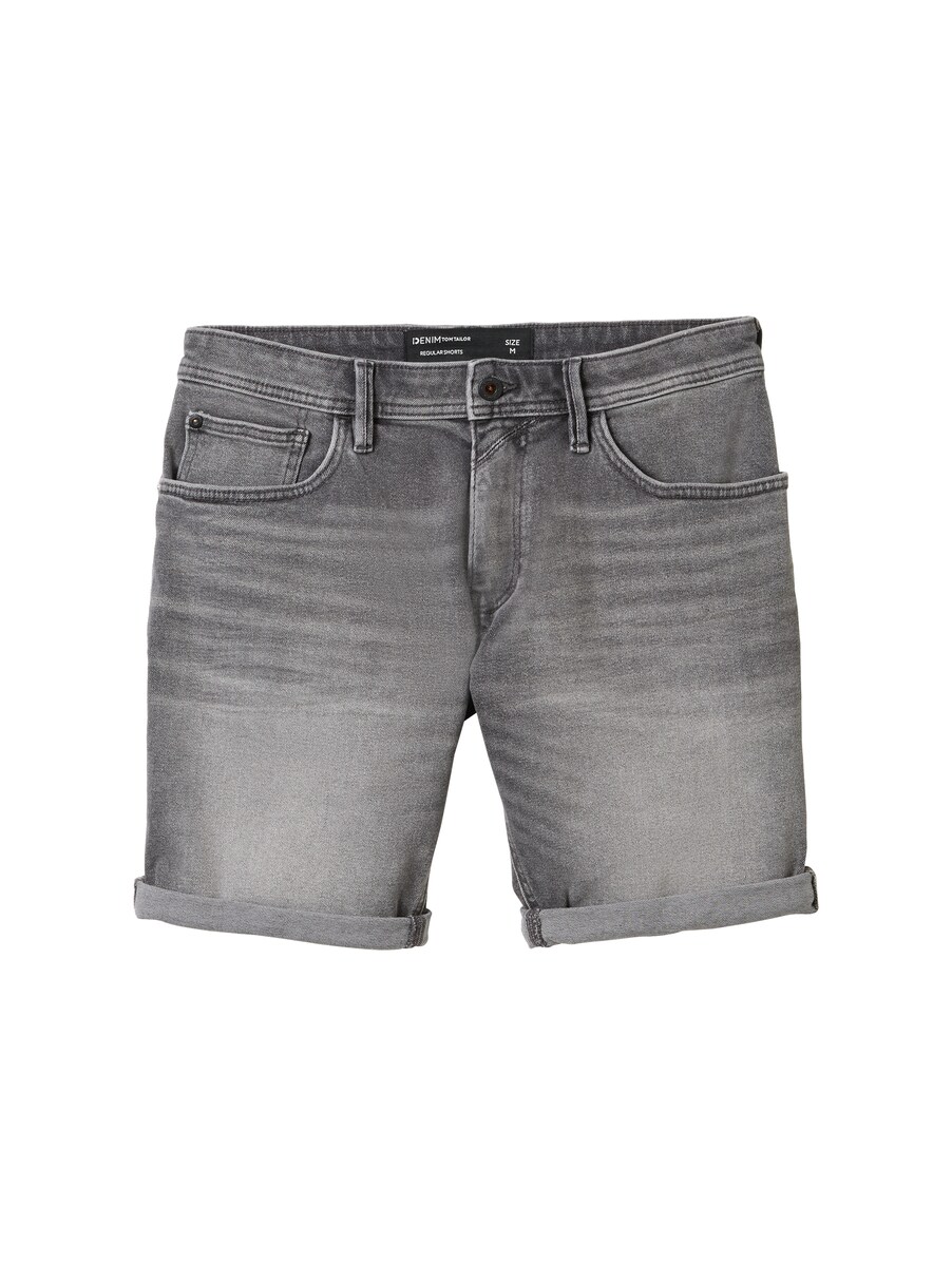 Grey - Denim Shorts - Tom Tailor - Gents GOOFASH