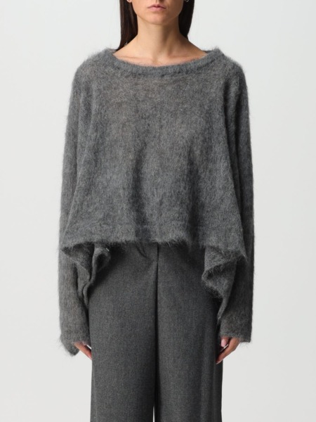 Grey Jumper for Women from Giglio GOOFASH