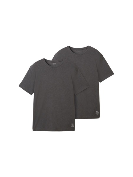 Grey Men T-Shirt - Tom Tailor GOOFASH